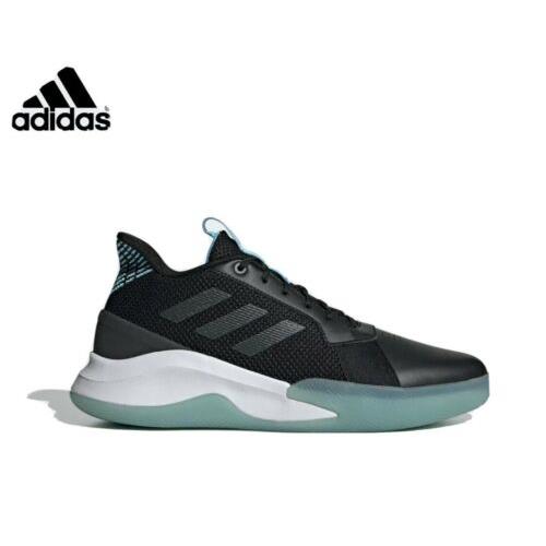 Adidas Run The Game Nba Basketball Shoe Core Black EG0983 Mens Size 10