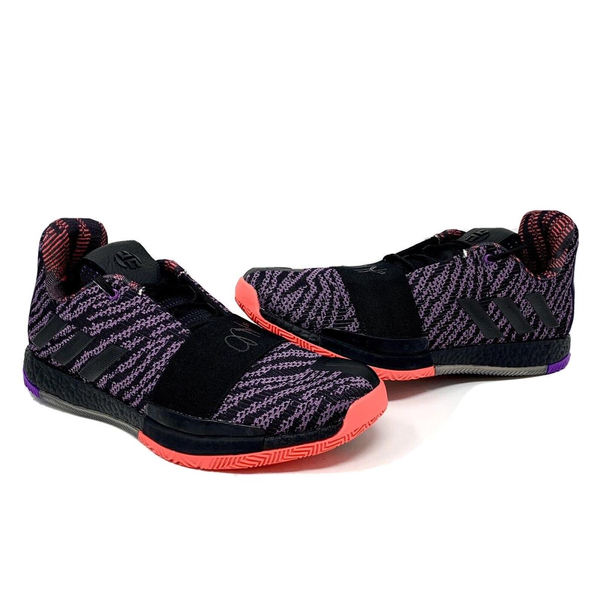 Adidas Harden Vol.3 `harlem Renaissance` Purple Basketball Shoes G26813 Sz 7.5