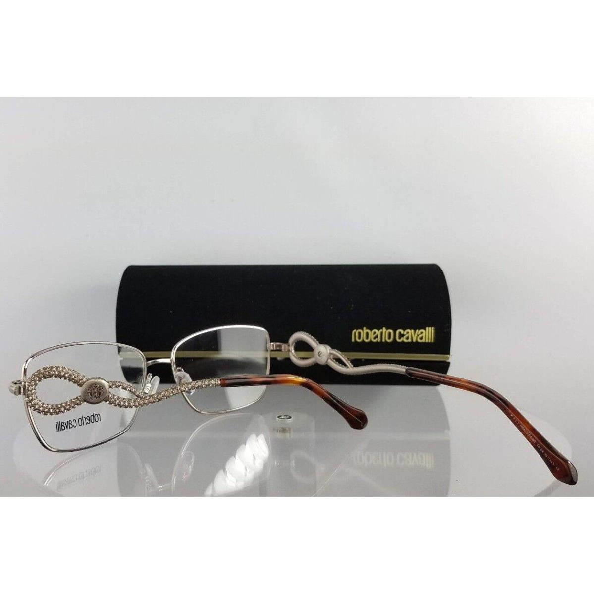 Roberto Cavalli eyeglasses  - Silver/tortoise Frame, Clear Lens 4