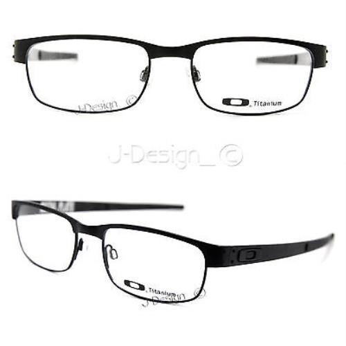 Oakley Metal Plate OX5038-0555 Matte Black Titanium Eyeglasses