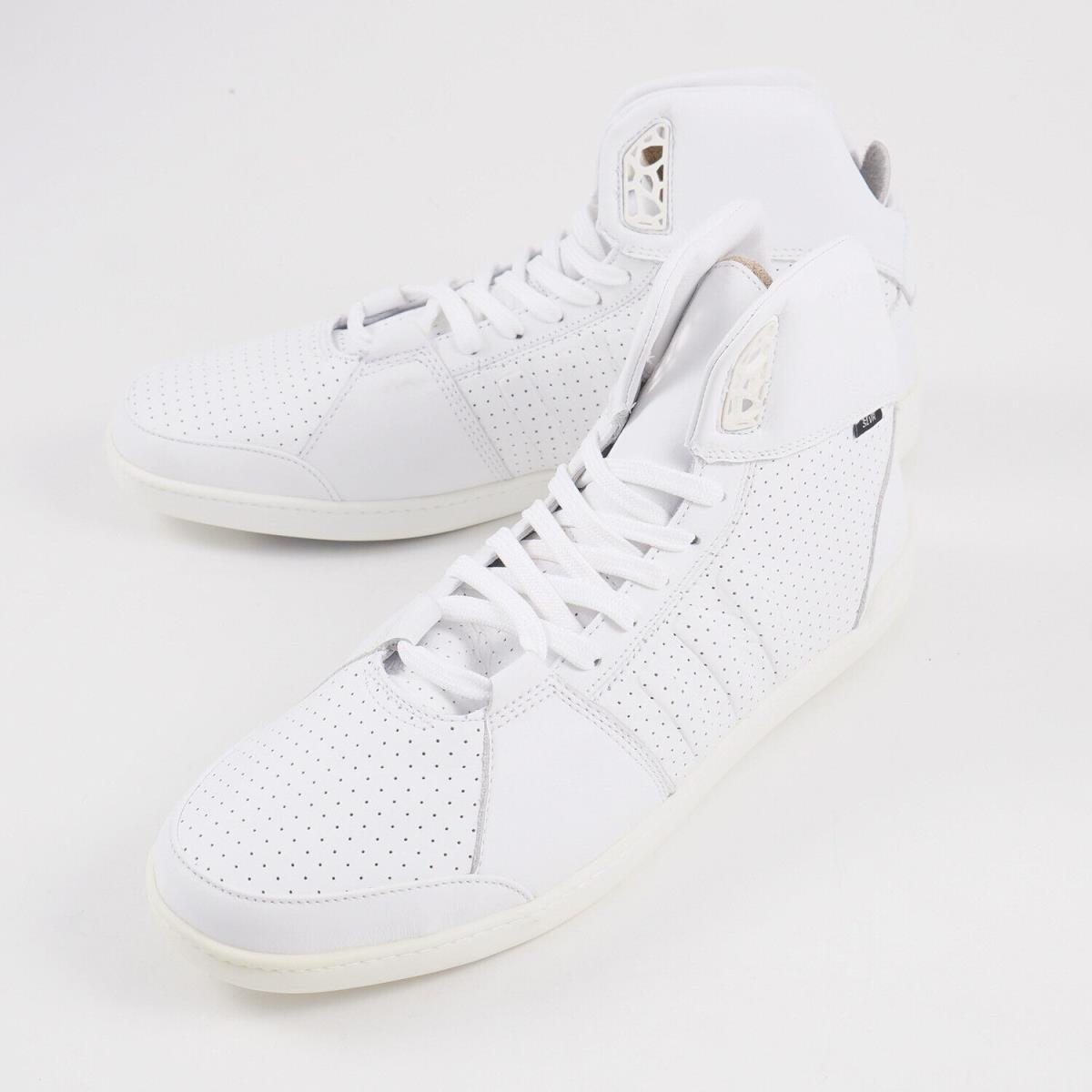 Adidas Slvr White Leather `hoops Mid` Sneakers US  Shoes Deadstock |  692740068657 - Adidas shoes Hoops Mid - White | SporTipTop