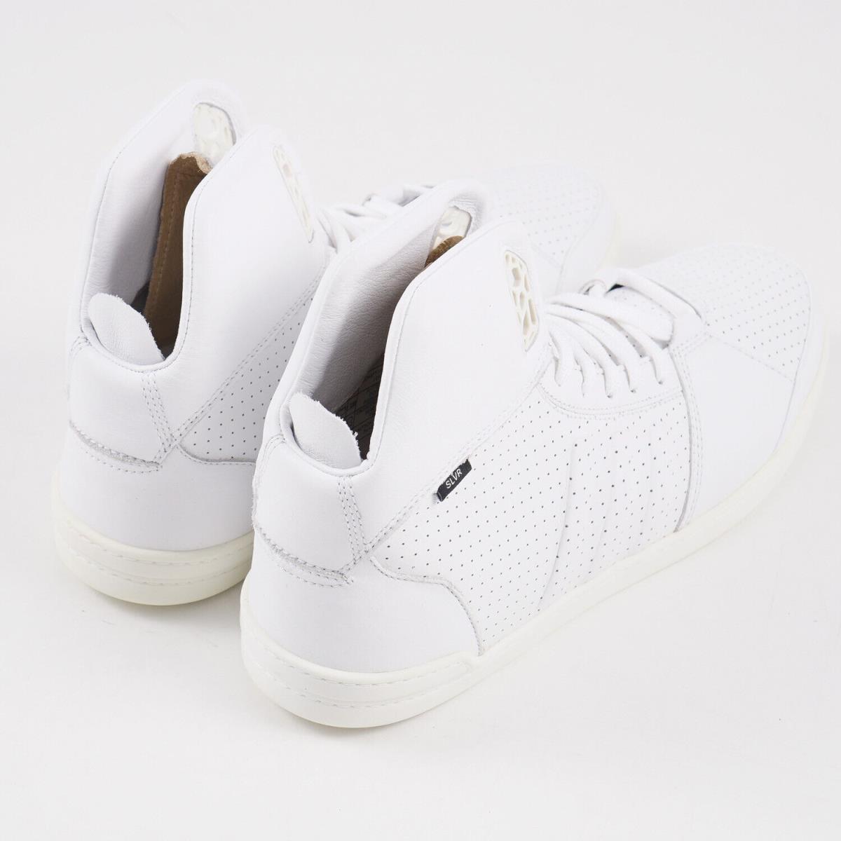 Adidas Slvr White Leather `hoops Mid` Sneakers US  Shoes Deadstock |  692740068657 - Adidas shoes Hoops Mid - White | SporTipTop