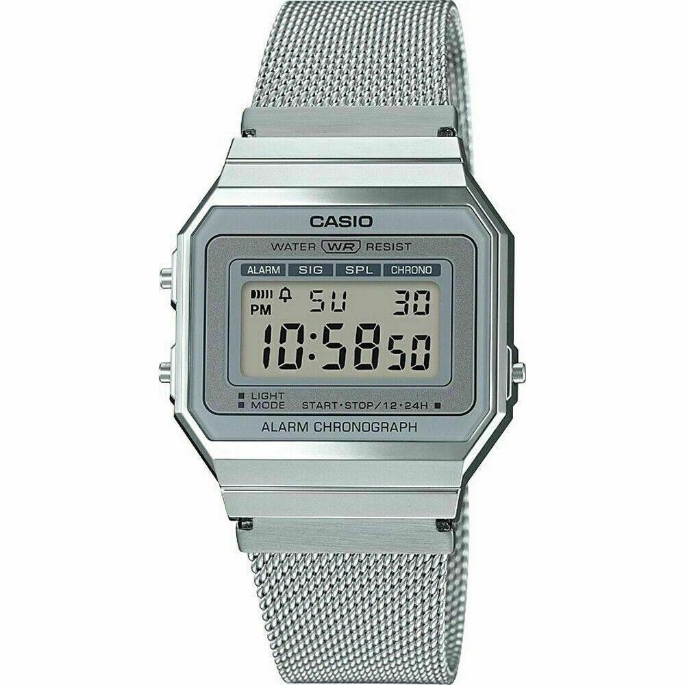 Casio a700wem-7aef a700wm-7a Vintage Iconic London Silver s