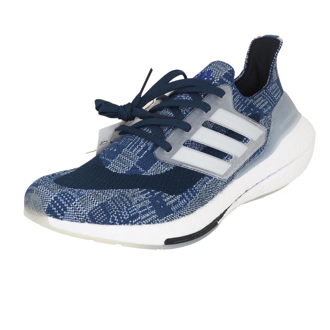 Adidas Running Ultraboost 21 Primeblue Size 8 Blue Sashiko Mens Shoes FX7729