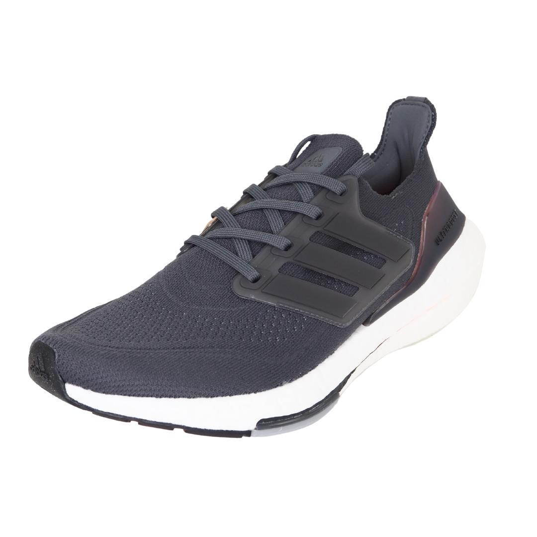 Adidas Ultraboost 21 Running Mens Shoes Grey Dark Sneakers FY0372 Size 8 Sports