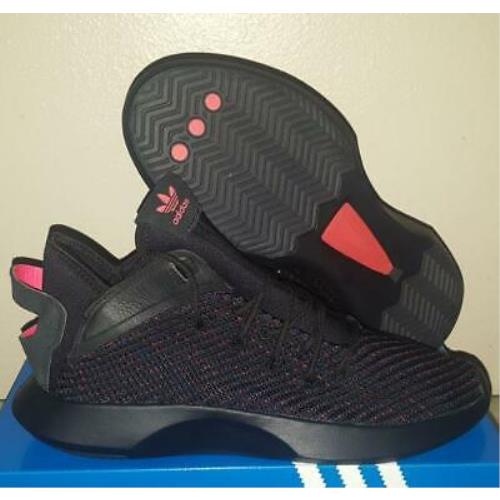 Adidas Kobe Bryant Crazy 1 Adv Sock Prime Knit Black Red Shoes B37562 Sz. 11