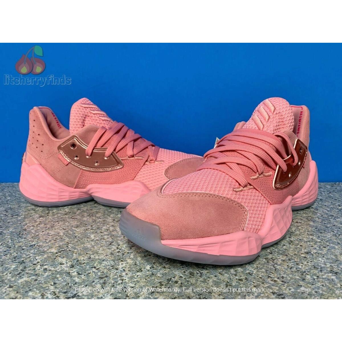 Adidas Harden Vol. 4 Mens Size 9 James Pink Lemonade Basketball Shoes F97188 SporTipTop