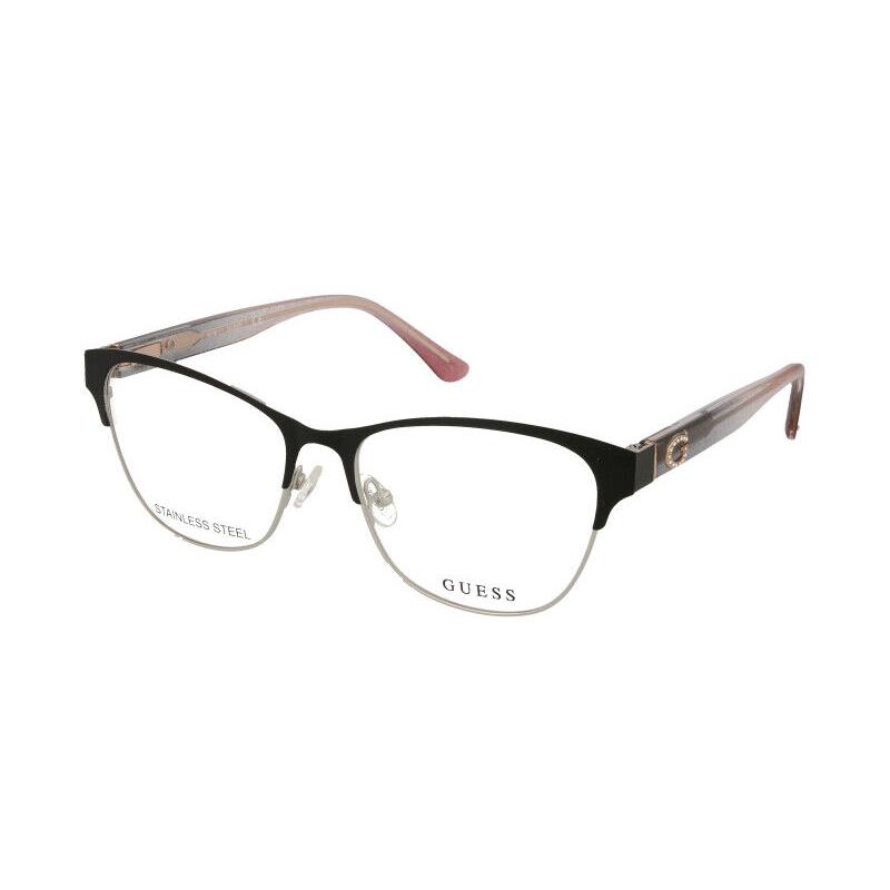 Guess GU2679 Black 002 Metal Optical Eyeglasses Frame 52-16-140 GU 2679 RX AB