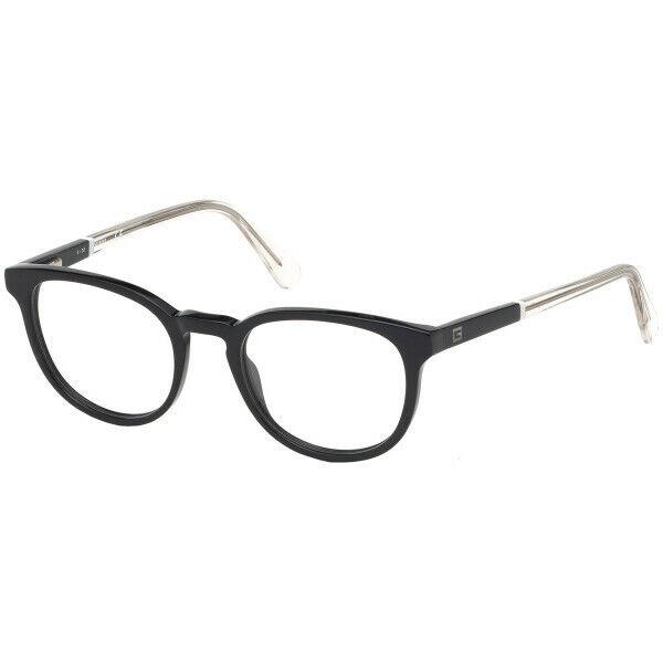 Guess GU1973 Black 001 Plastic Round Optical Eyeglasses Frame 49-19-145 1973 AB