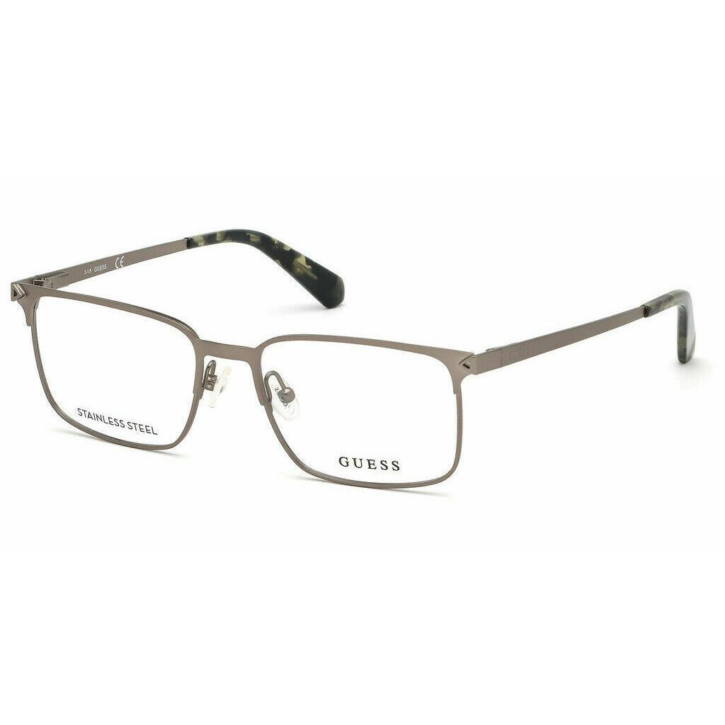Guess GU1965 Gunmetal 009 Metal Optical Eyeglasses Frame 55-17-145 GU 1965 RX AB