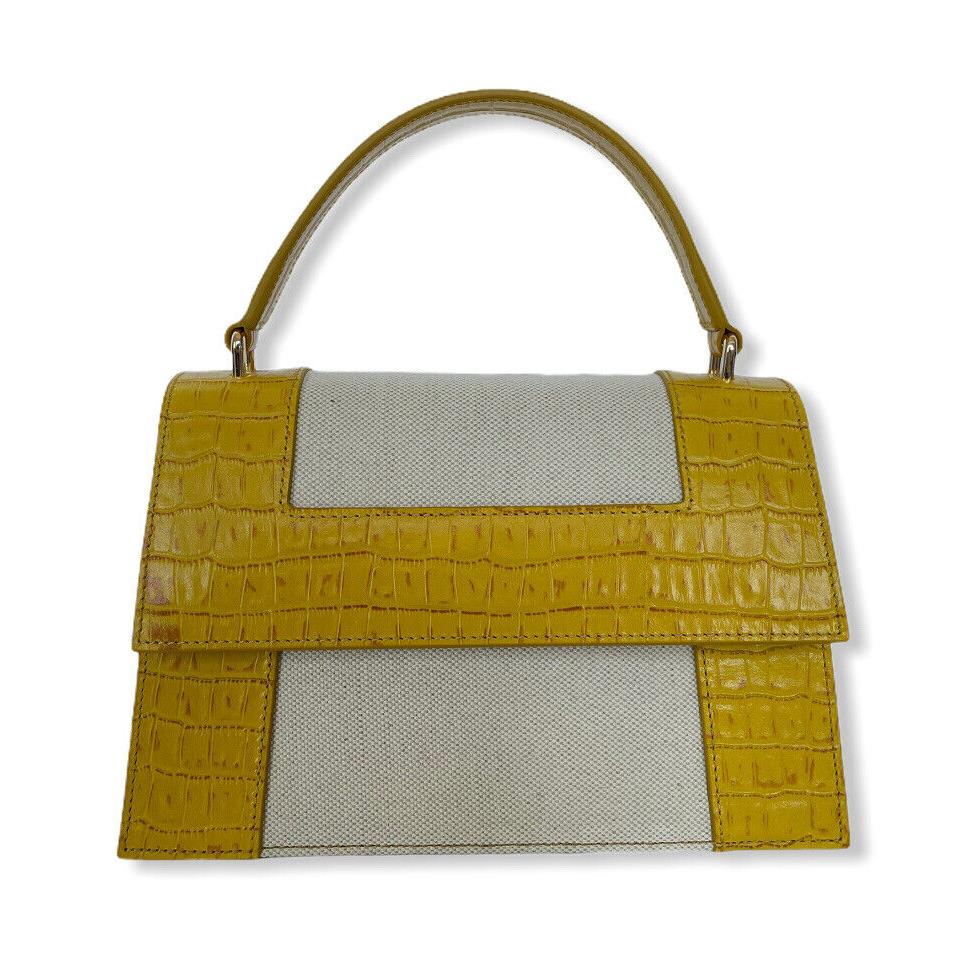 Neely Chloe Women Bag No.64 The Graphic Frame Bag Canvas/ Croc Embossed