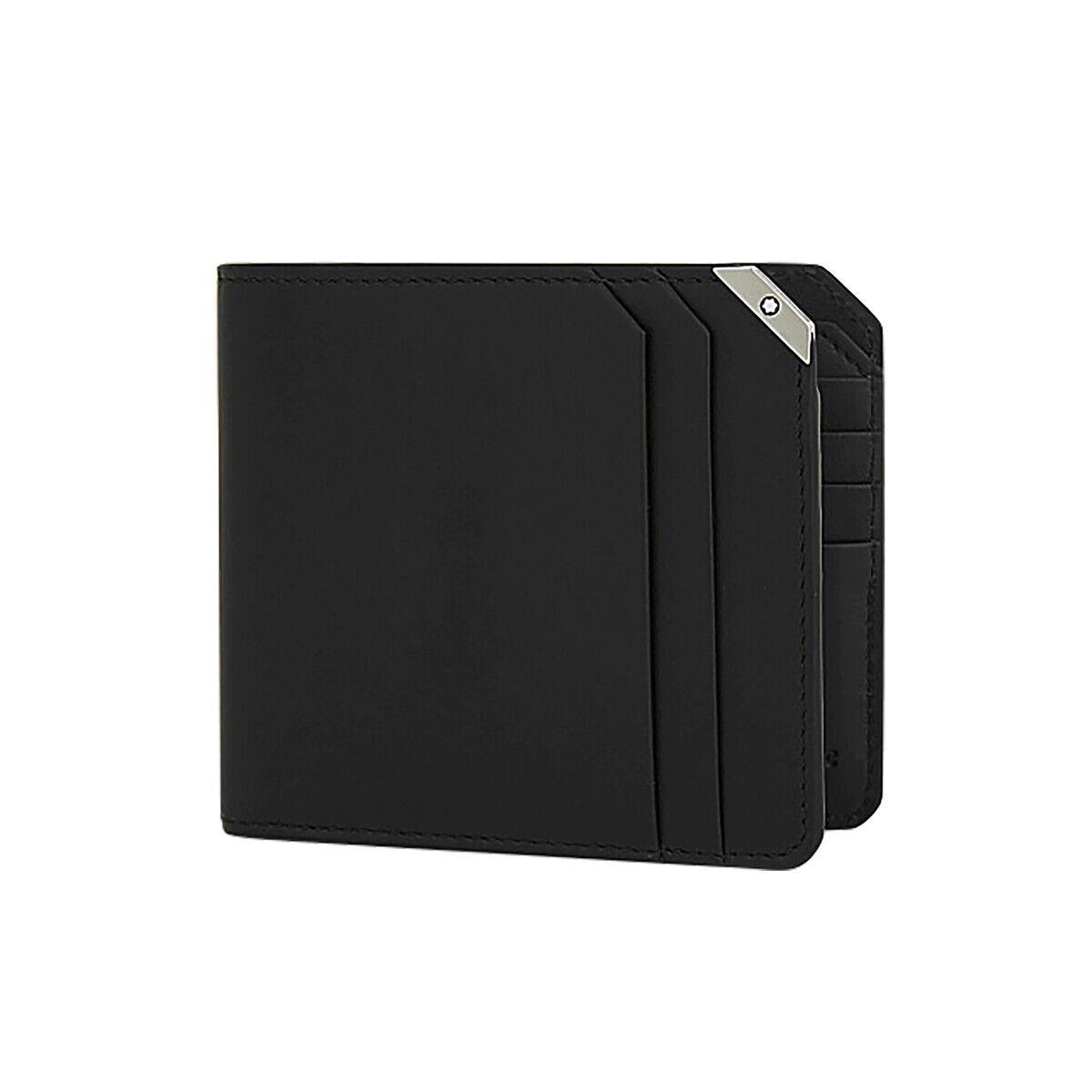 Montblanc Urban Spirit Black Leather Men`s Wallet 8CC 124091