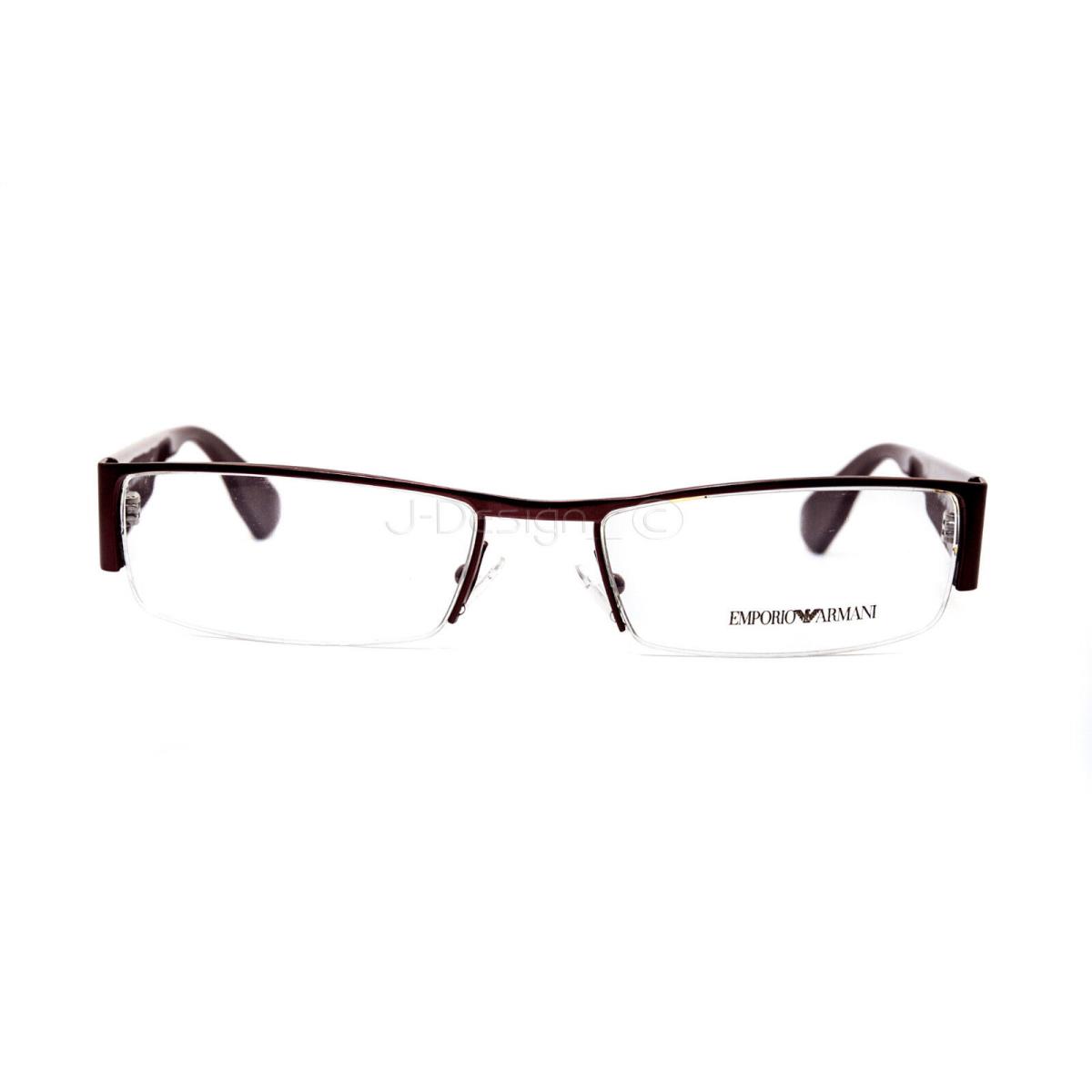 Emporio Armani EA 9581 NI0 Half-rimless 53/17/140 Eyeglasses Italy -  Giorgio Armani eyeglasses - 679420410487 | Fash Brands