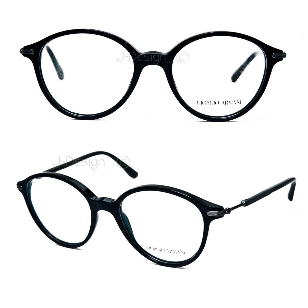 Giorgio Armani AR 7029 5001 Brushed Black 50/18/145 Eyeglasses Made Italy