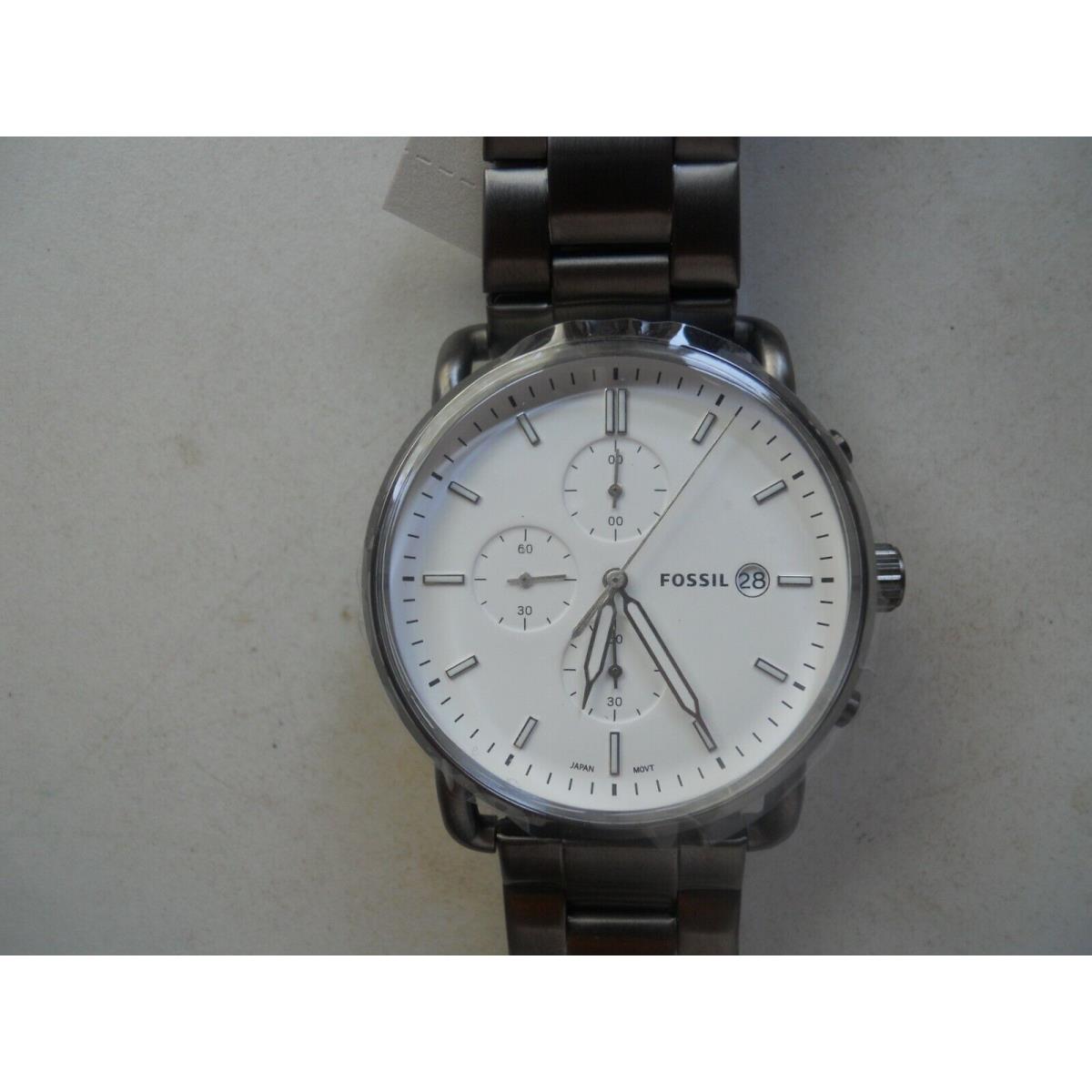 Fossil Men`s Quartz Battery Steel Metal Water Resistant Analog Watch