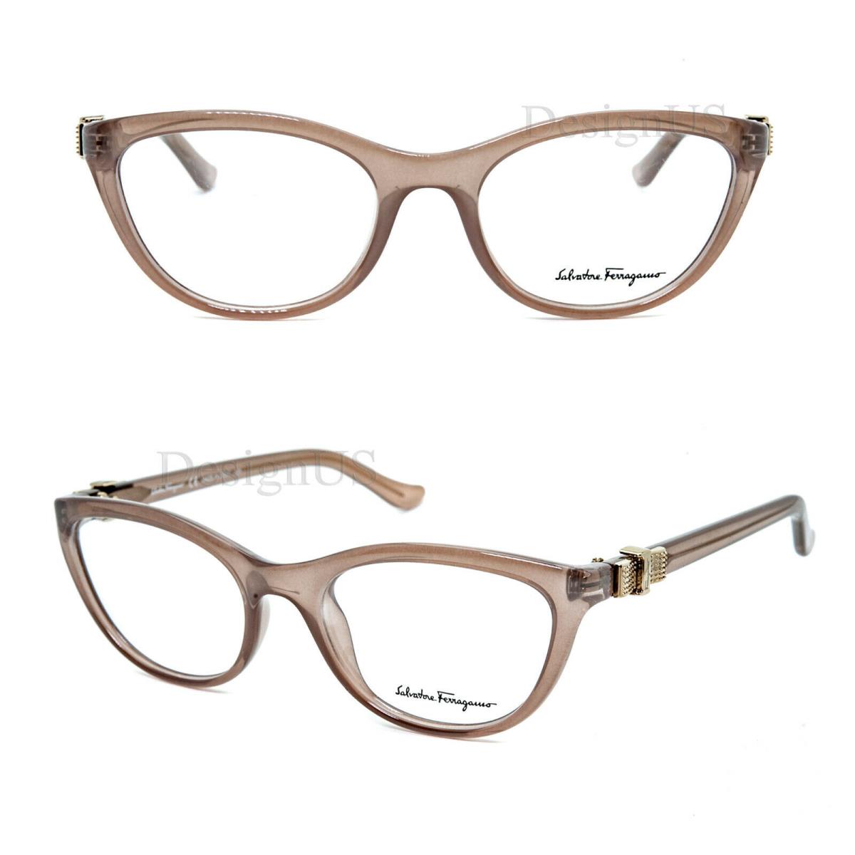 Salvatore Ferragamo SF2727 902 Brown 53/18/135 Eyeglasses - Italy