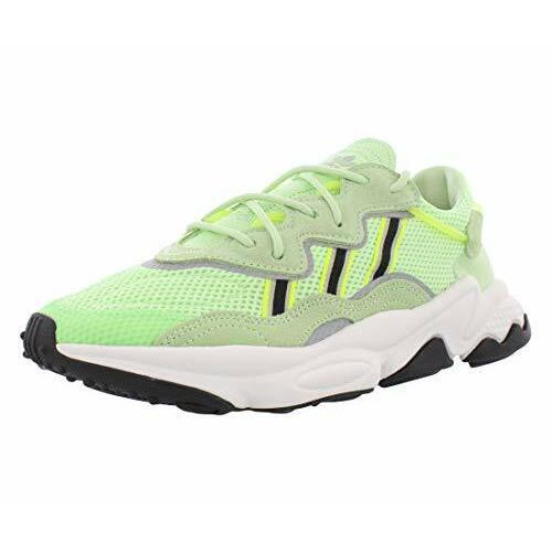 Adidas Men`s Ozweego Casual Sneaker Shoes Glow Green/black/solar Yellow - Green