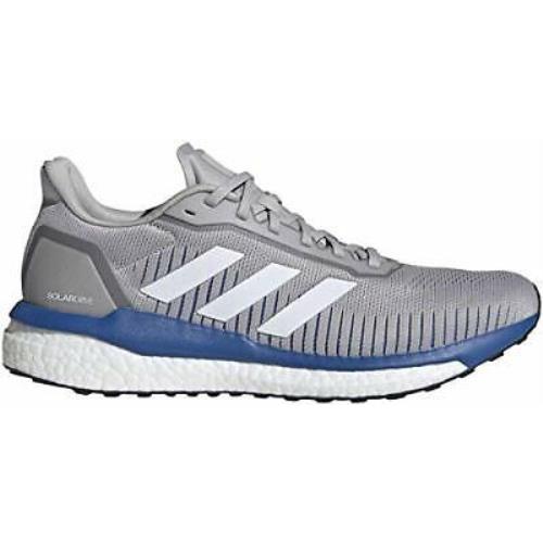 Adidas Men`s Solar Drive 19 Running Shoe Grey Two/white/blue 9