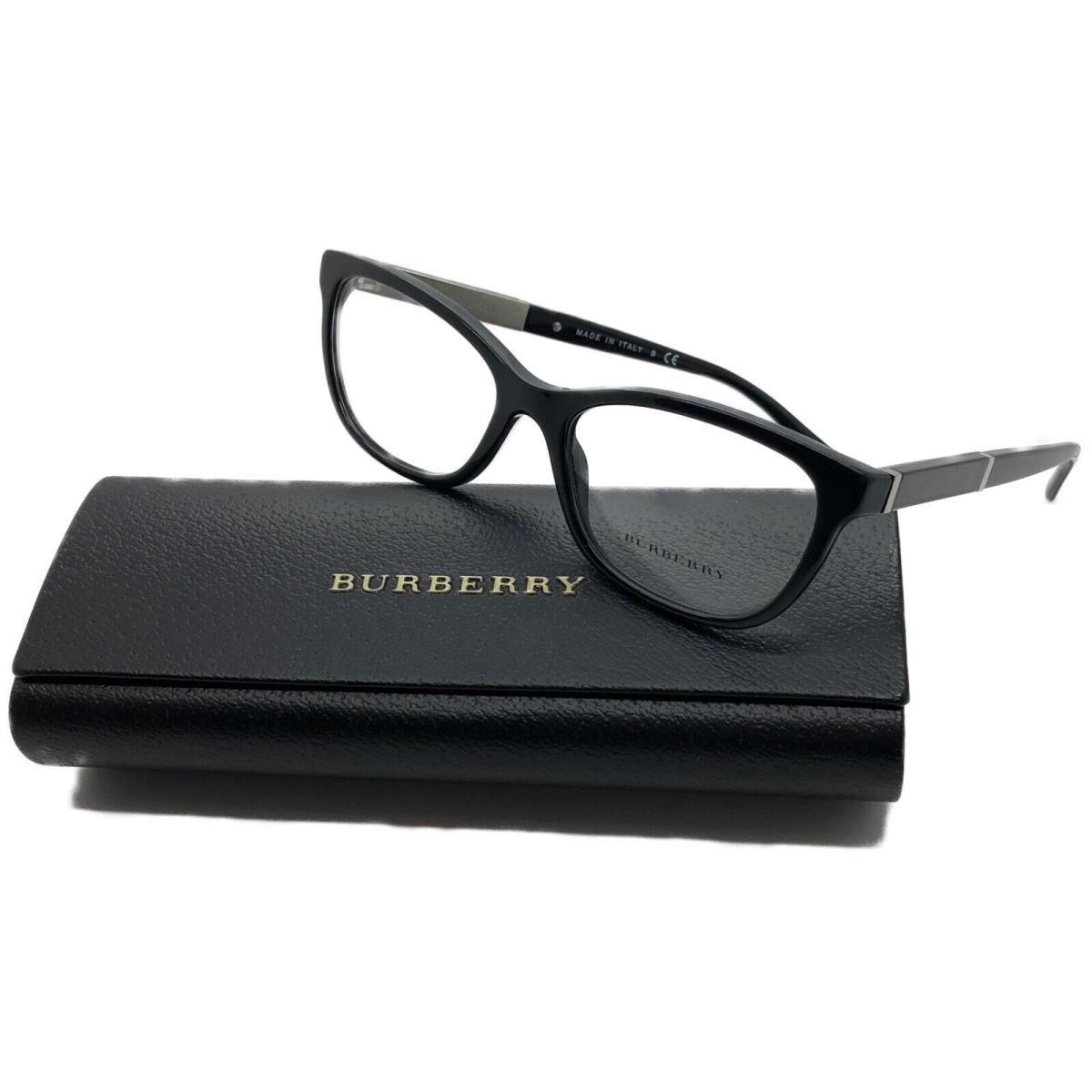 Burberry B 2232 3001 Polished Black Eyeglasses Frame 52-18