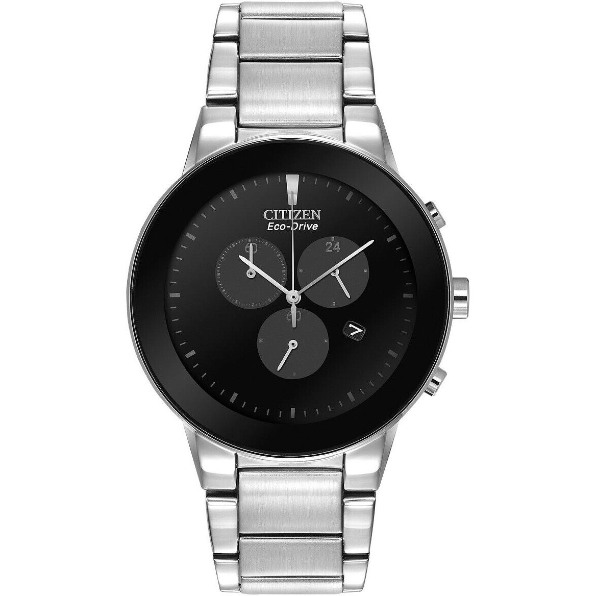 Citizen AT2240-51E Men`s Eco-drive Axiom Stainless Steel Chjronograph Watch