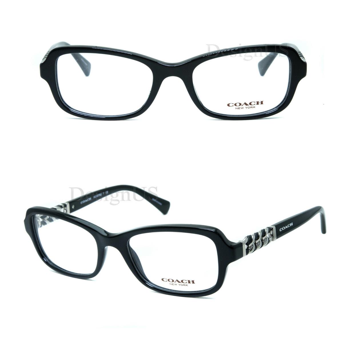 Coach HC6075Q T 5002 Black Size 50/18/135 Eyeglasses