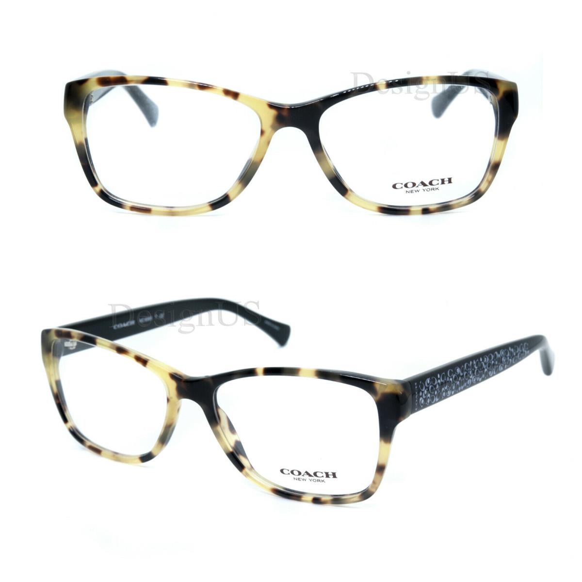 Coach HC6068 T 5311 Tokyo Tortoise Black Size 54/16/135 Eyeglasses