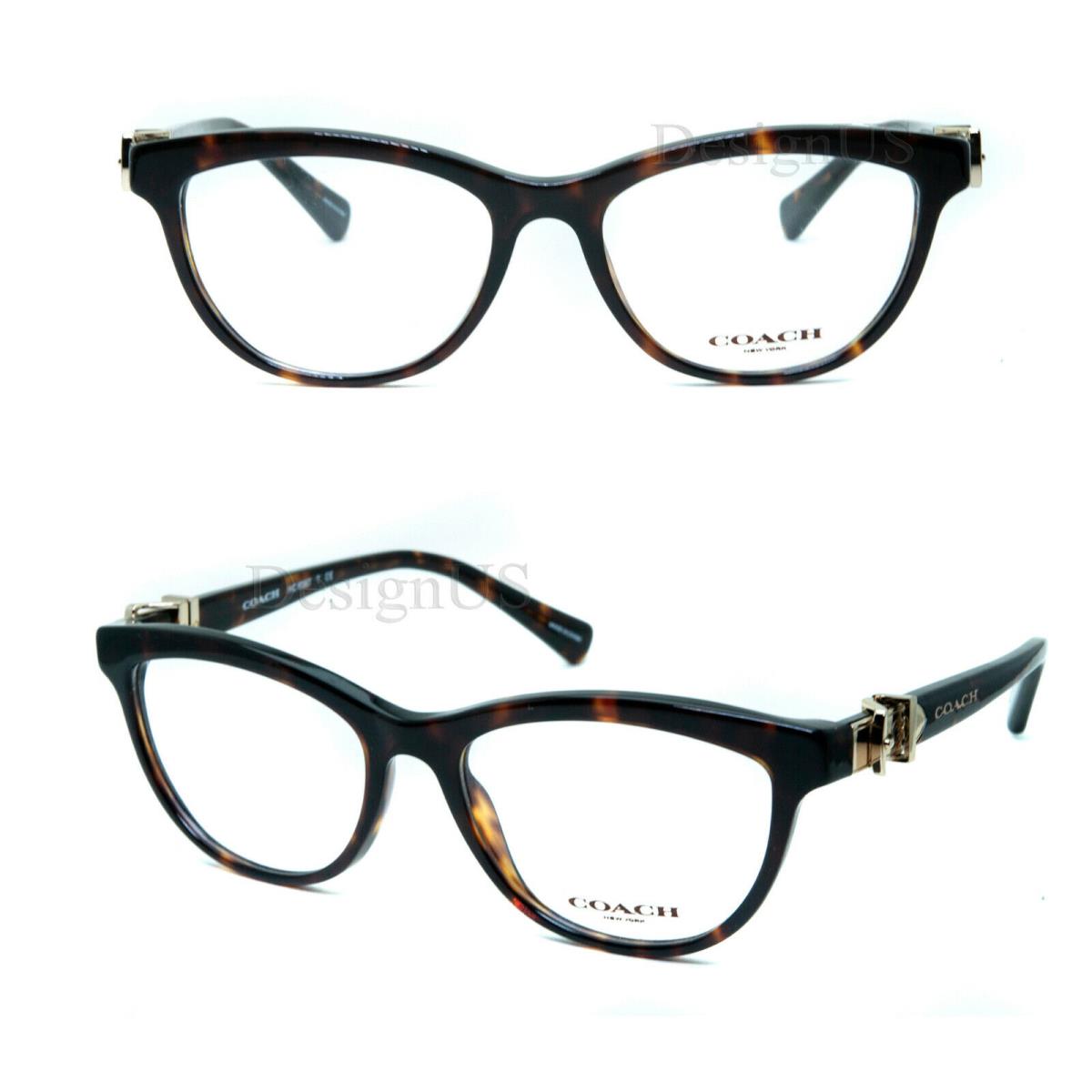 Coach HC6087 T 5120 Dark Tortoise Size 51/16/135 Eyeglasses