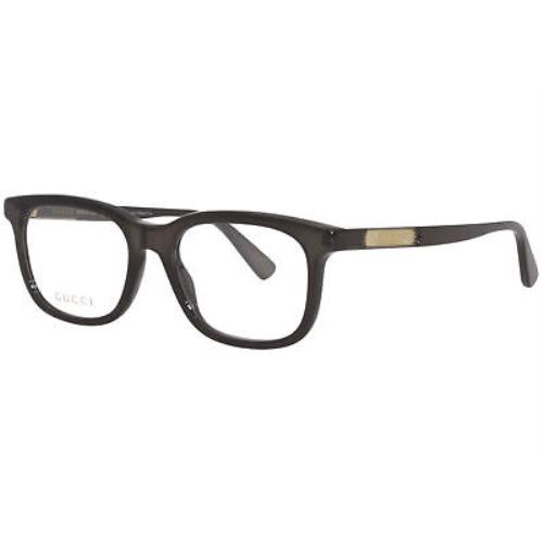 Gucci GG0938O 005 Eyeglasses Men`s Grey Full Rim Rectangular Optical Frame 53mm