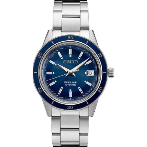 Seiko Presage Automatic Blue Dial Stainless Steel Men s Watch SRPG05