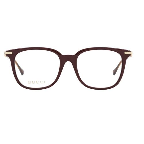 Gucci sunglasses  - Brown Gold Frame, Clear Lens 0