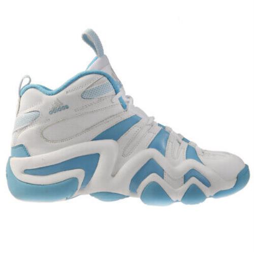 Adidas Crazy 8 Mens 772508 White Columbia Blue Kobe Basketball Shoes Size 11