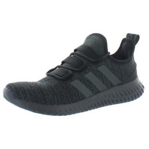 Adidas Mens Kaptir Black Knit Running Shoes Sneakers 11 Medium D Bhfo 4806 - Black