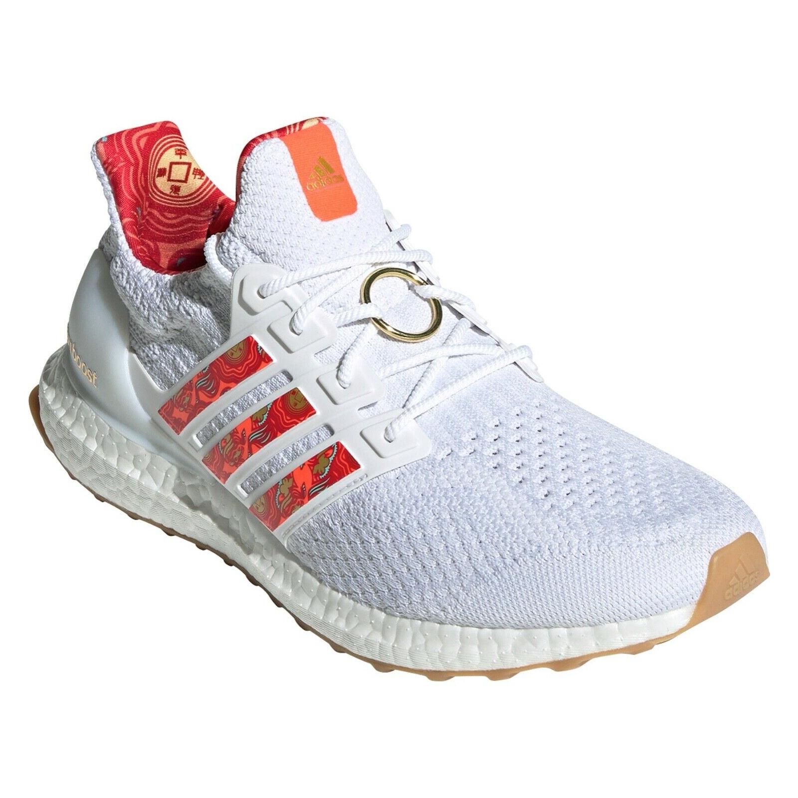 Adidas Ultraboost 5.0 Cny Chinese Year Whit Red Gold 7.5 GW7659 Running Shoe
