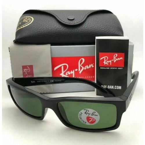 Ray-Ban sunglasses  - Black Frame, Green Polarized Lens 8