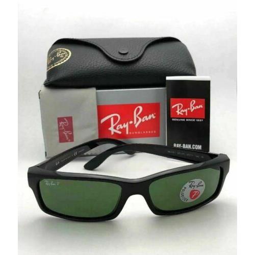 Ray-Ban sunglasses  - Black Frame, Green Polarized Lens 0