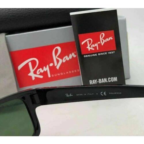 Ray-Ban sunglasses  - Black Frame, Green Polarized Lens 7