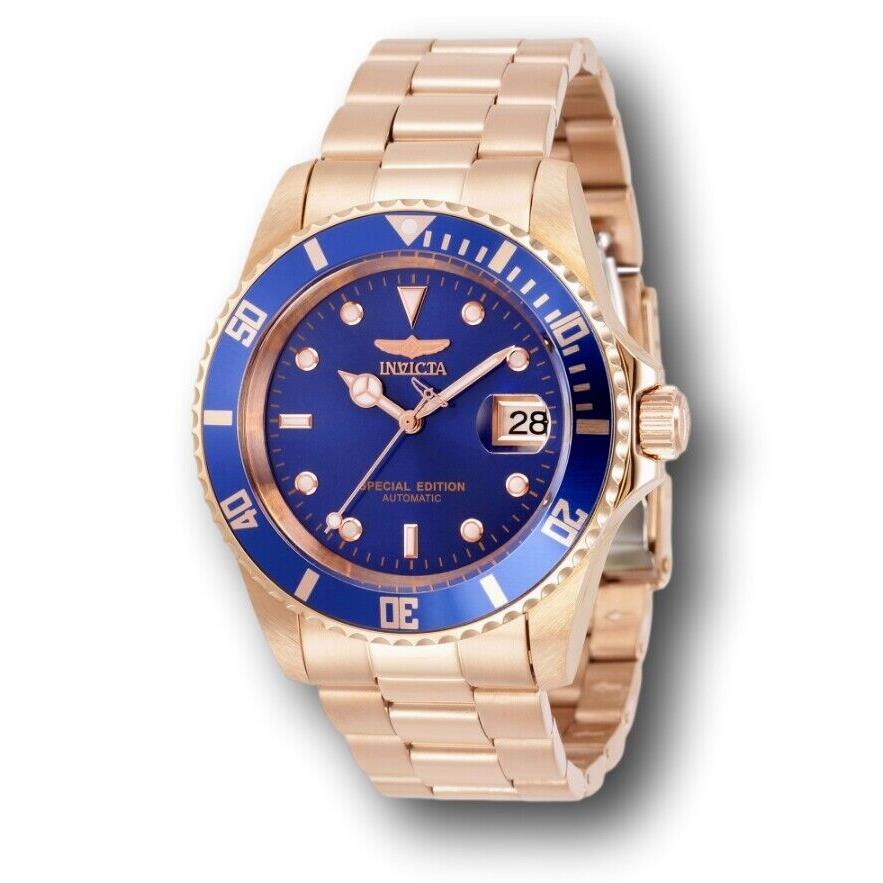 Invicta Pro Diver Automatic Men`s 42mm Special Edition Rose Gold Watch 30601