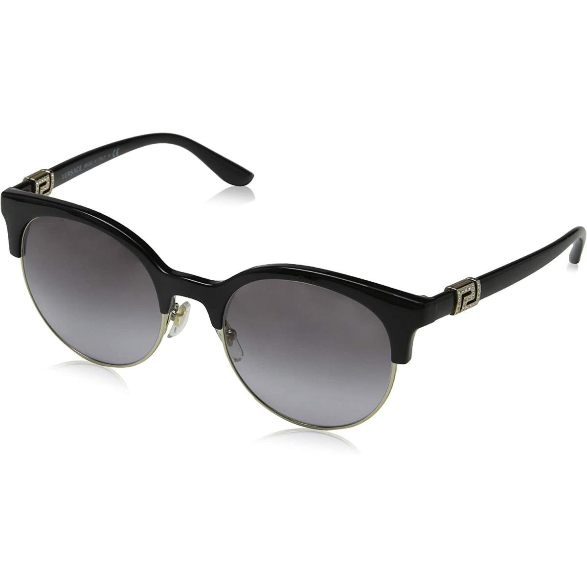 Versace Sunglasses VE4326B GB111 53mm Black-pale Gold / Grey Gradient Lens