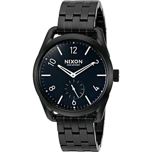 Nixon Men`s A950001 C39 SS Analog Display Swiss Quartz Black Watch