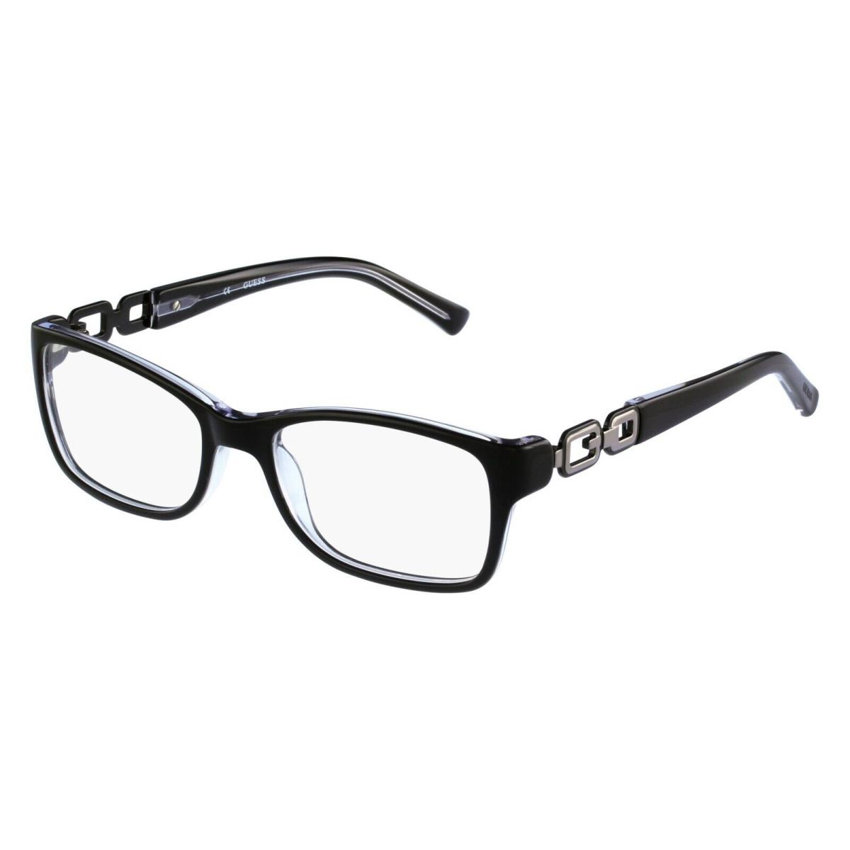 Guess GU2406 Black Blk Plastic Optical Eyeglasses Frame 52-17-135 GU 2406 RX AB