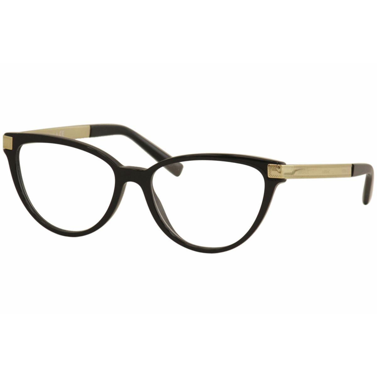 Versace Women`s Eyeglasses VE3271 VE/3271 GB1 Black Full Rim Optical Frame 54mm