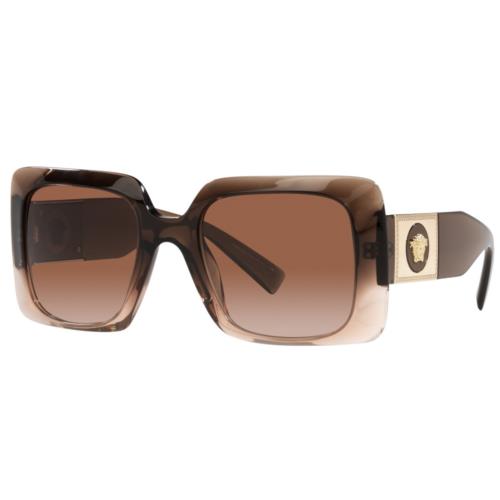 Versace Sunglasses VE 4405-533213 Brown W/brown Gradient 54mm - Frame: Brown, Lens: Brown