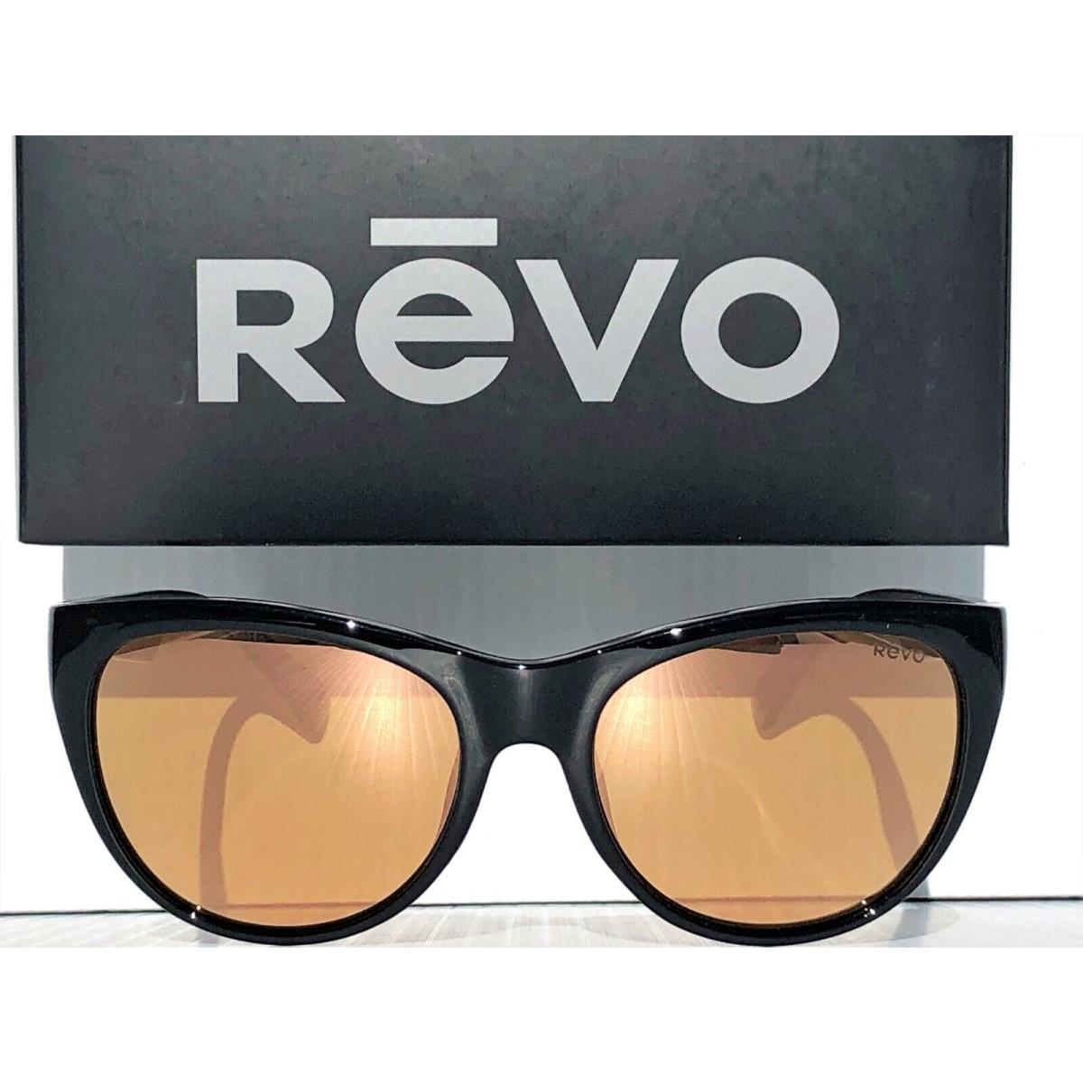 Revo sunglasses BARCLAY - Black Frame, Champaign Lens