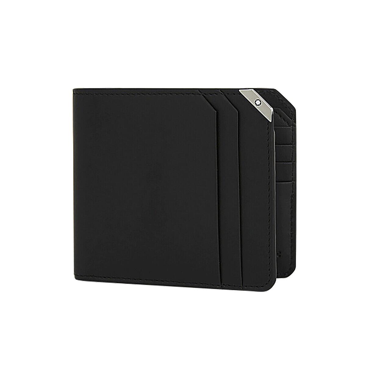 Montblanc Urban Spirit Black Leather Men`s Wallet 6CC 124089