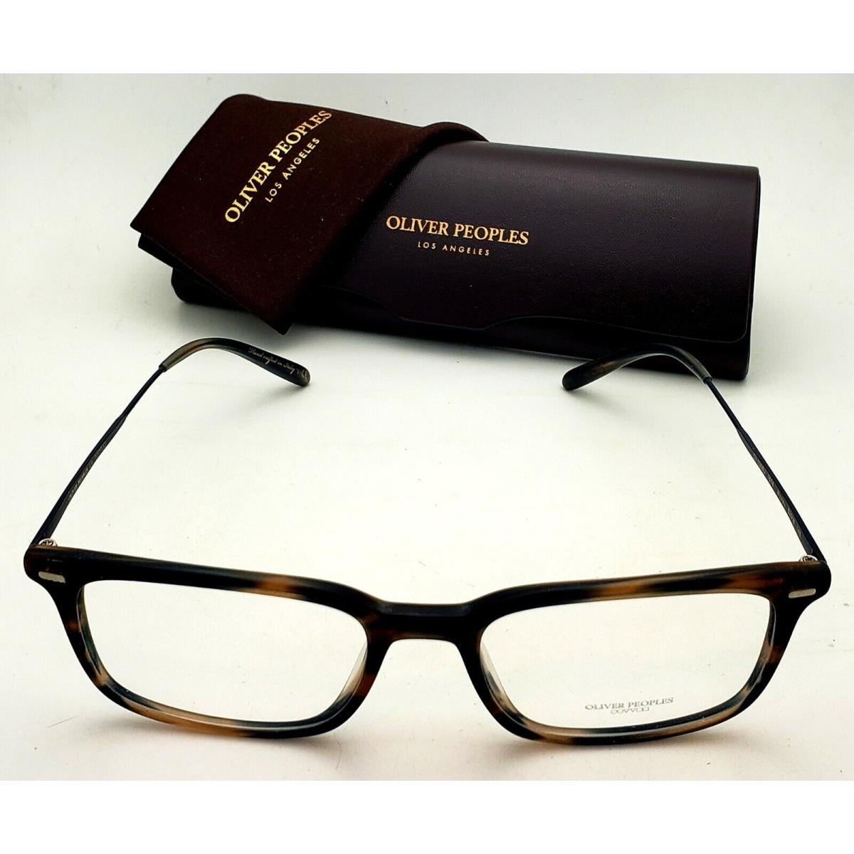 Oliver Peoples Eyeglasses Wexley OV 5366U 1614 52-18 145 Matte Blue Cocobolo