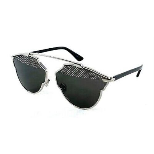 Christian Dior Diorsoreals 84JNR Palladium/black Sunglasses 59-13-140