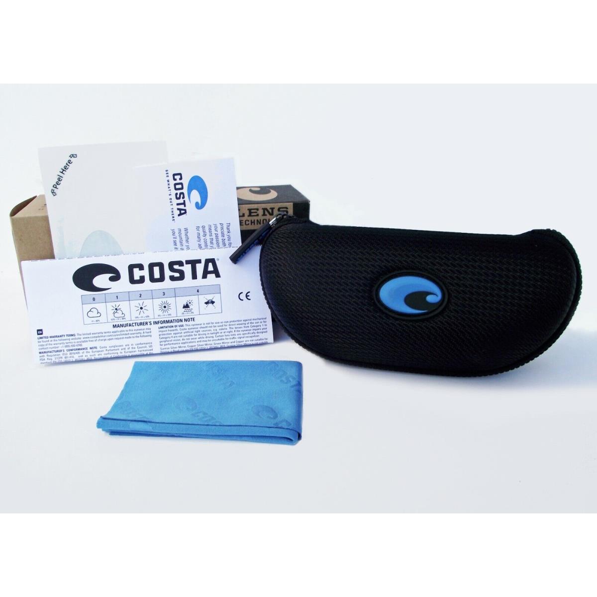 Costa Del Mar sunglasses Fantail Pro - Black Frame, Gray Silver Lens 3