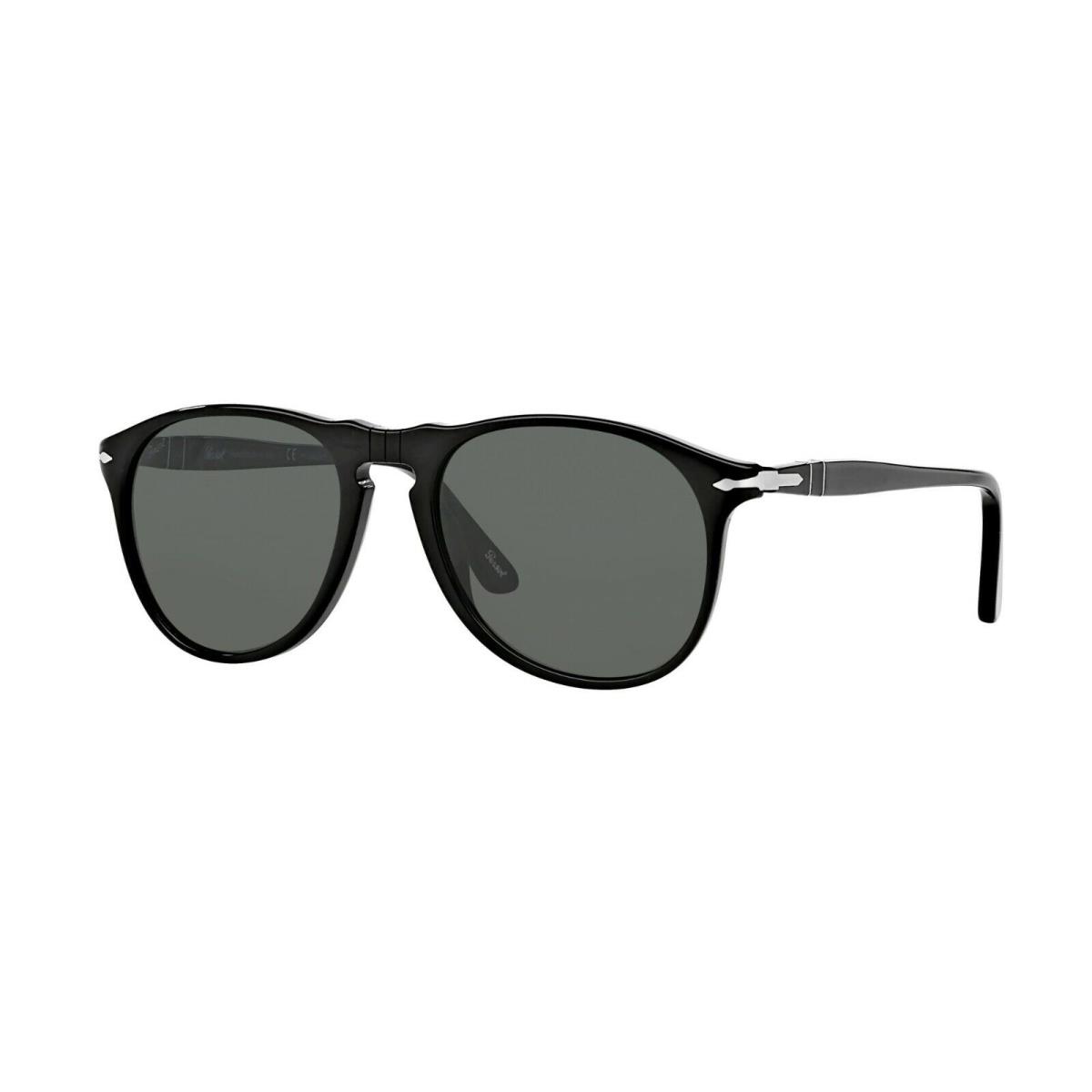Persol PO 9649S Black/grey Green Polarized 95/58 Sunglasses
