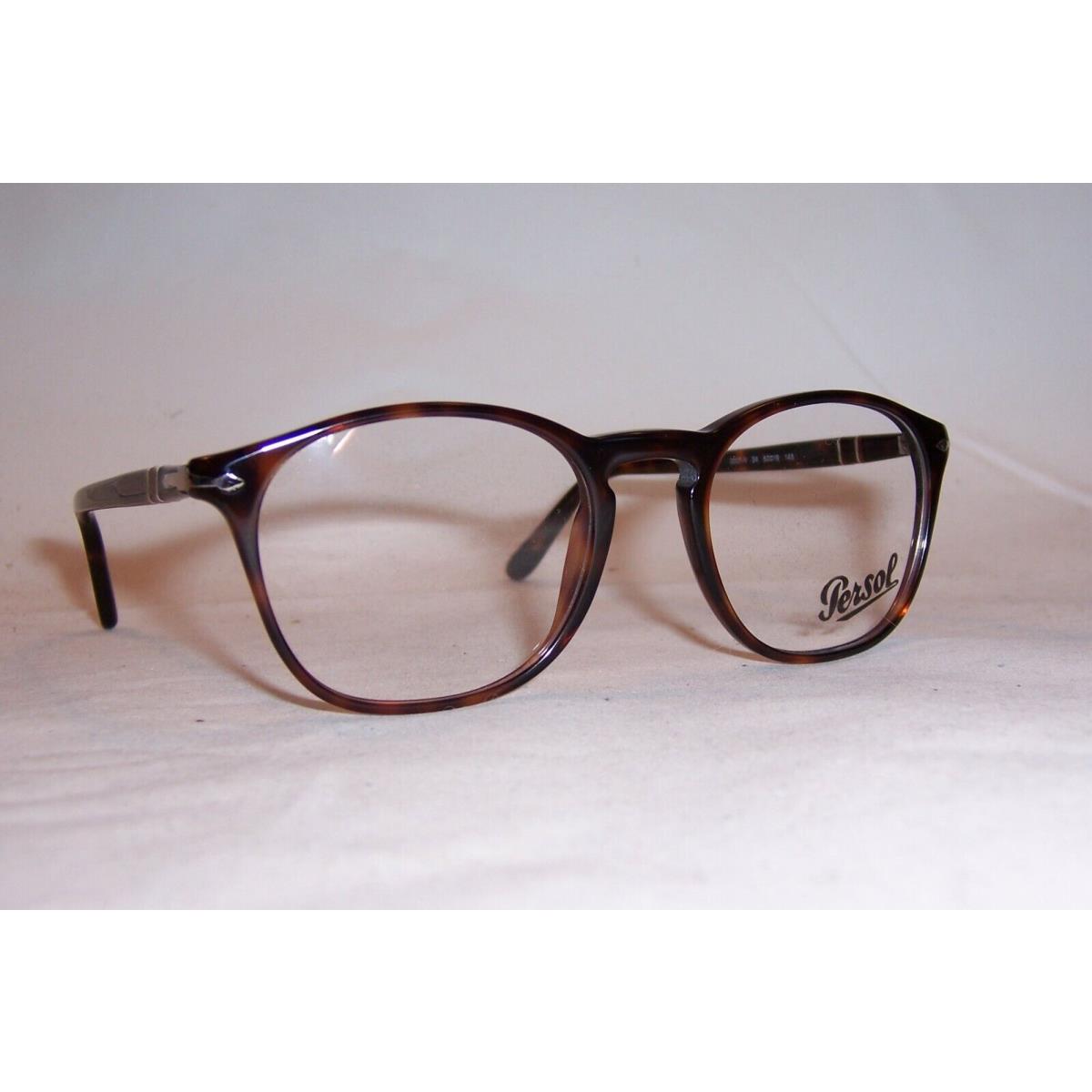 Persol Eyeglasses 3007V 24 Havana 50mm RX 3007