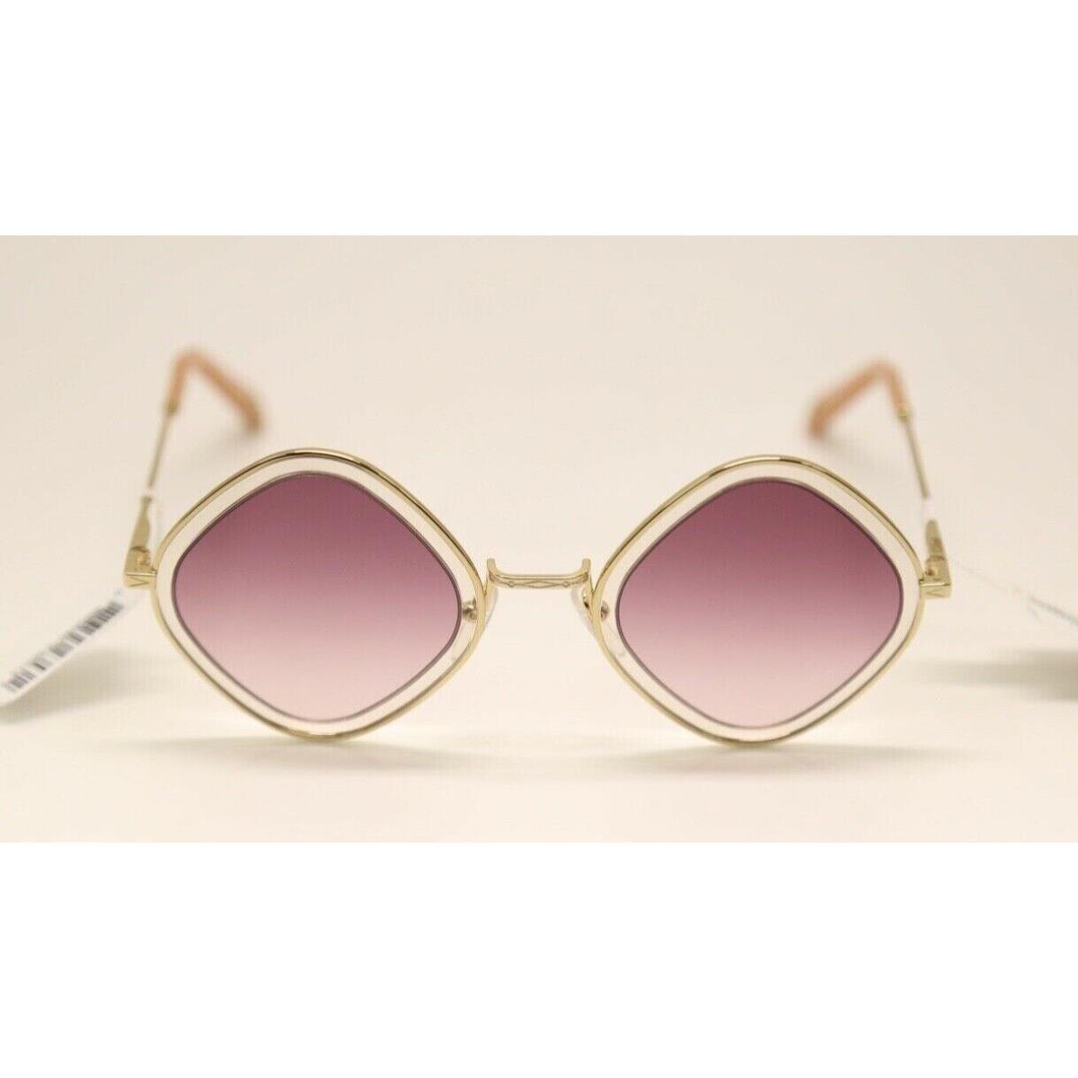 Chloe CE165S 878 Gold Poudre/gradient Purple 55mm Sunglasses 1070